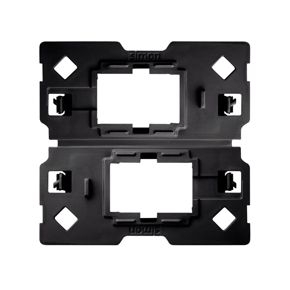 10000002-039 - Pieza adaptadora para 2 conectores informáticos RJ45 compatible con Keystone® y Systimax® Simon 100