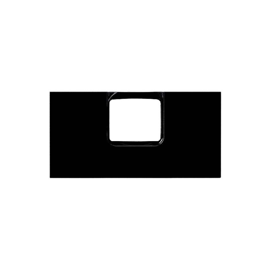 10001060-138 - Tapa para el detector de presencia negro brillante Simon 100
