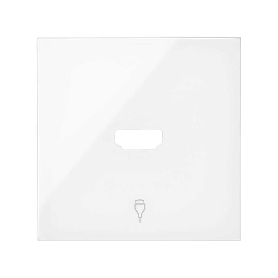 10001094-130 - Tapa para conector HDMI blanco brillante Simon 100
