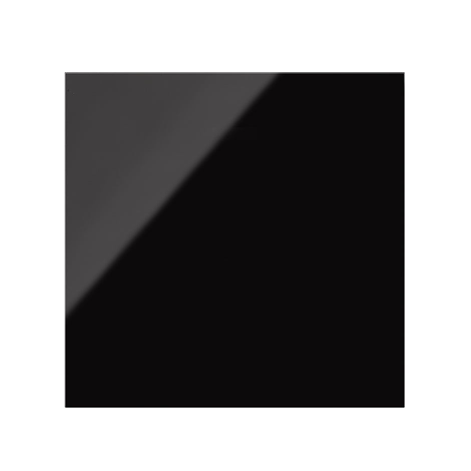 10001800-138 - Tapa ciega doble negro brillante Simon 100