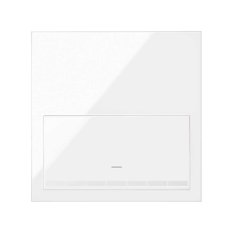 10020114-130 - Kit front para 1 elemento con 1 interruptor regulable Simon iO blanco brillante Simon 100