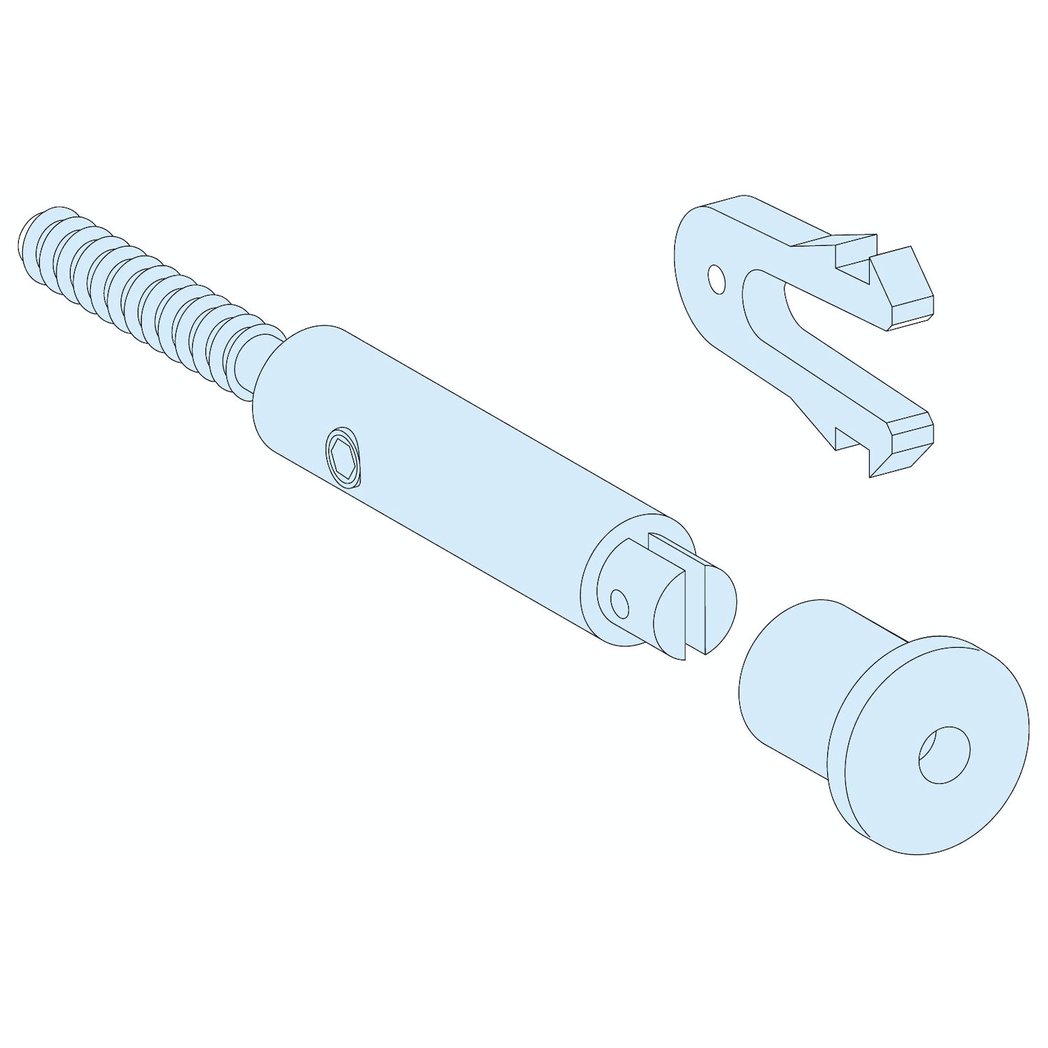 13947 - Kit de sellado para cuadros eléctricos - 2 tornillos y 5 grapas Schneider