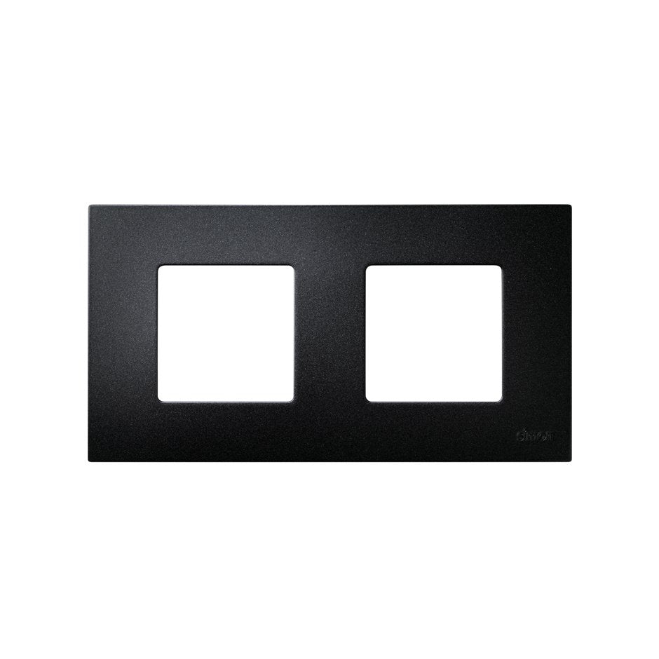 2700627-086 - Funda intercambiable para marco 2 elementos negro artic Simon 27 Play