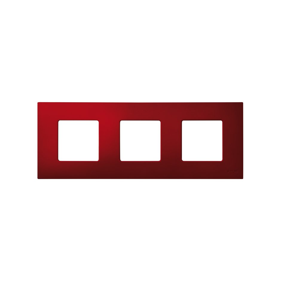 2700637-080 - Funda intercambiable para marco 3 elementos rojo artic Simon 27 Play