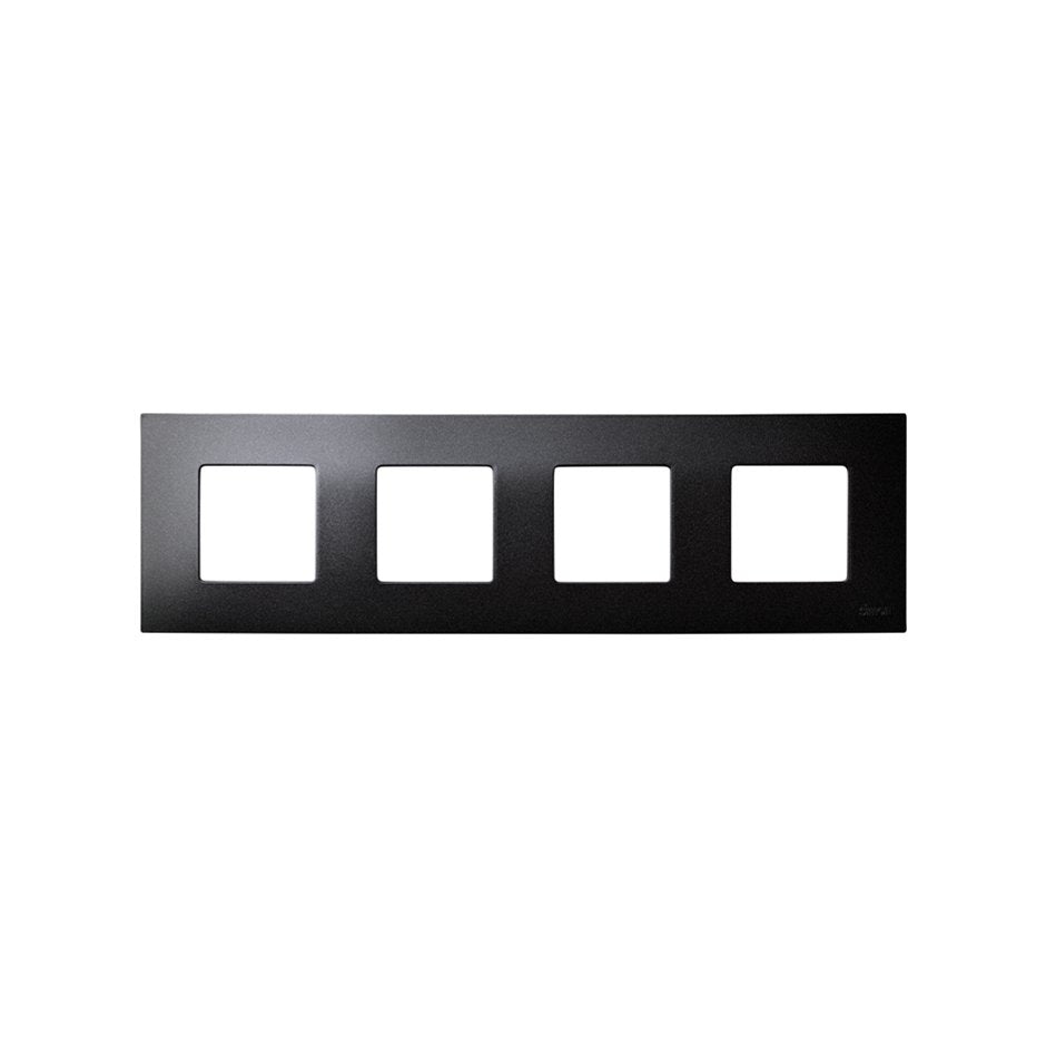 2700647-086 - Funda intercambiable para marco 4 elementos negro artic Simon 27 Play