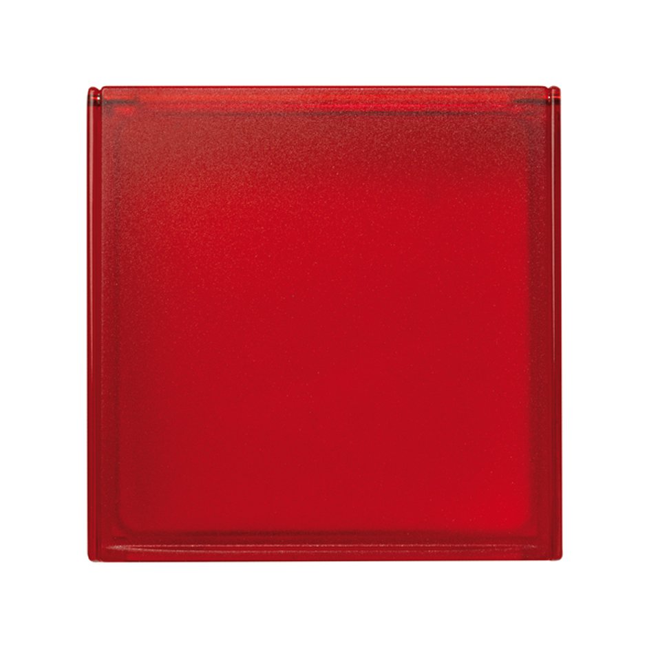 2700679-110 - Pieza intermedia con tapa abatible para 1 elemento rojo translúcido Simon 27 Play