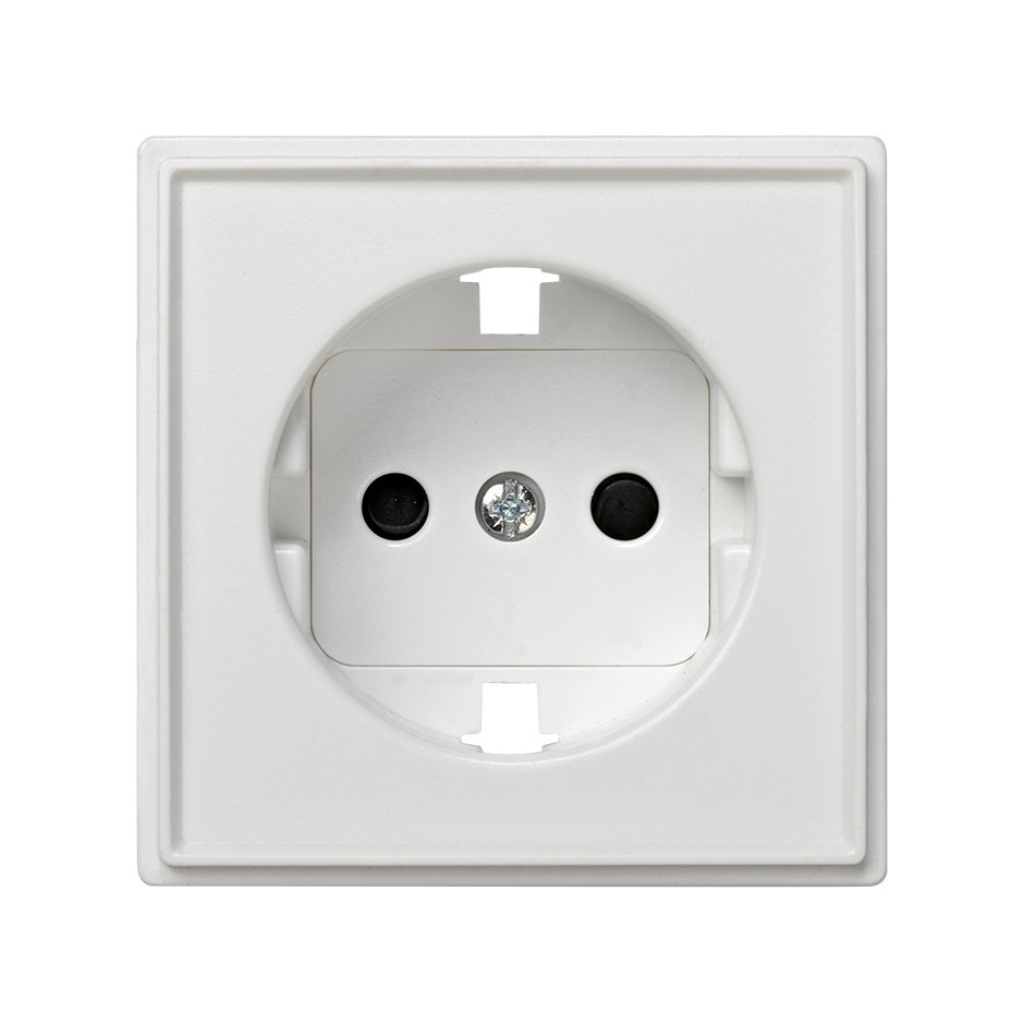 2705041-030 - Tapa con dispositivo de seguridad para la base de enchufe schuko blanco Simon 27 Scudo