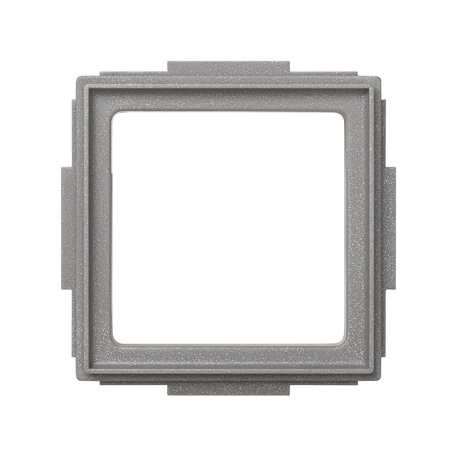 2705088-063 - Placa adaptadora gris esmeril Simon 27 Scudo