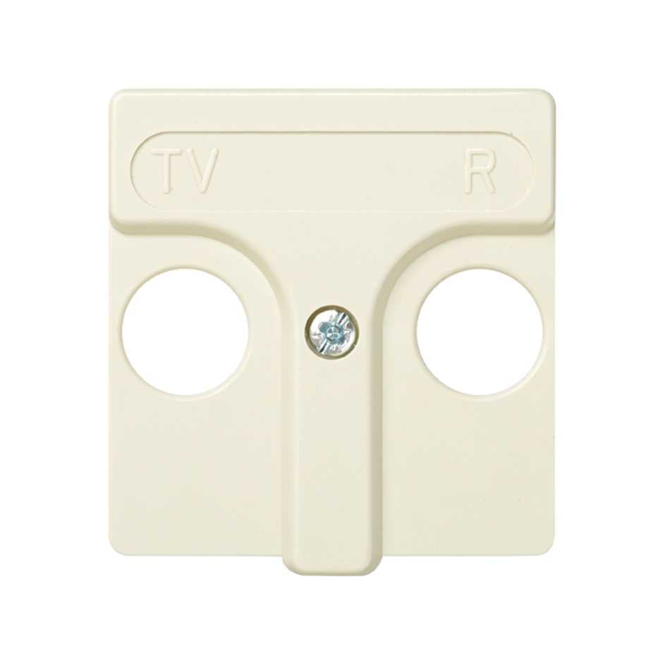 27053-31 - Placa para tomas inductivas de R-TV marfil Simon 27 Play