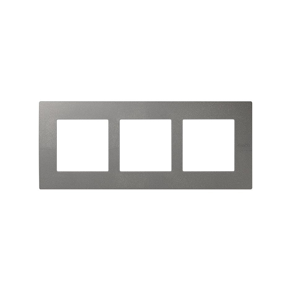 2705630-063 - Marco para 3 elementos gris esmeril Simon 27 Scudo