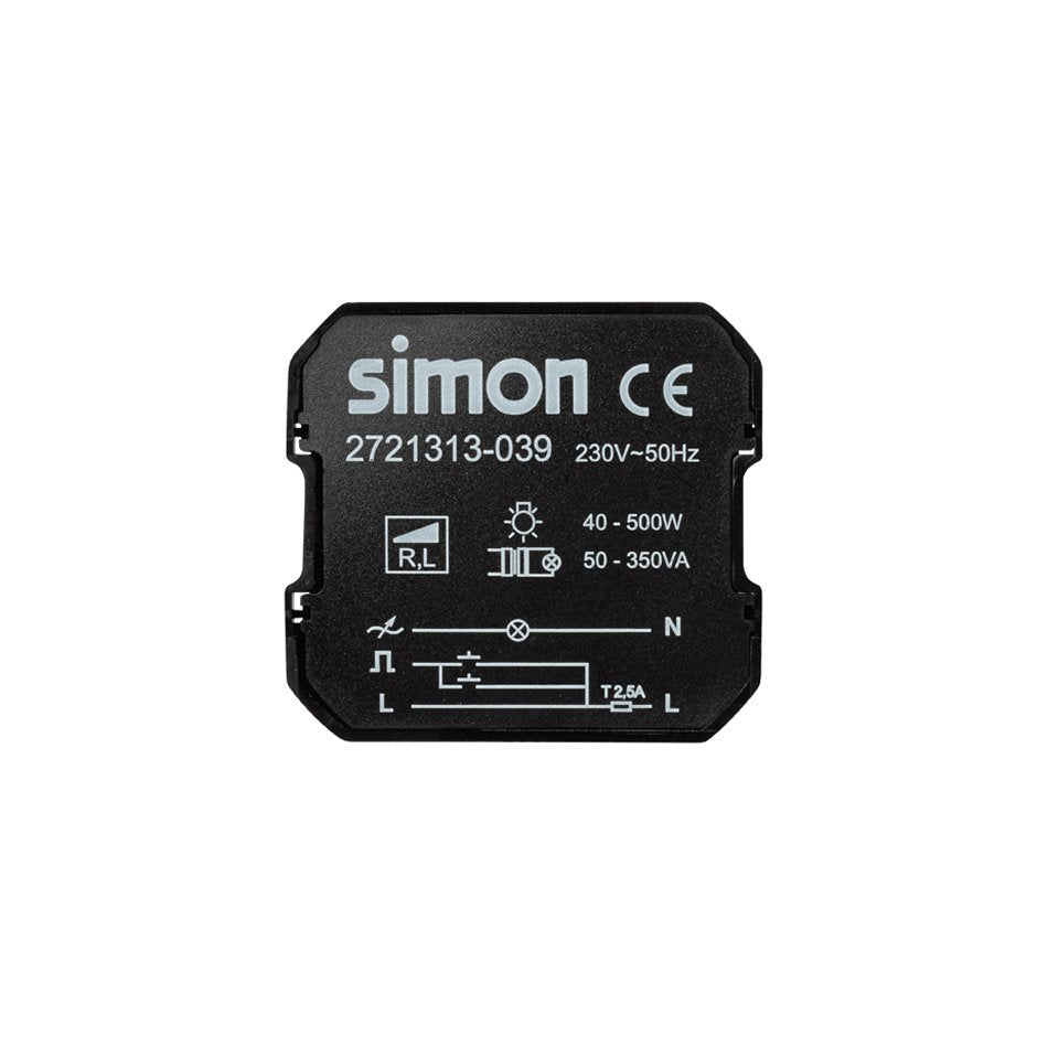 2721313-039 - Módulo regulador para lámparas con transformador electromagnético de 40 a 500 W Simon 27 Play