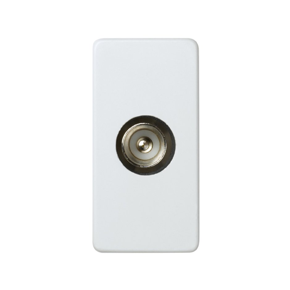 27475-34 - Toma TV simple de medio elemento blanco Simon 27 Play