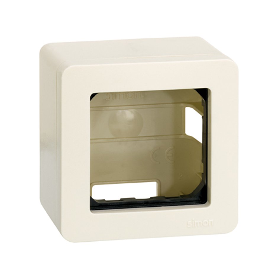 27811-32 - Caja de superficie para 1 elemento marfil Simon 27