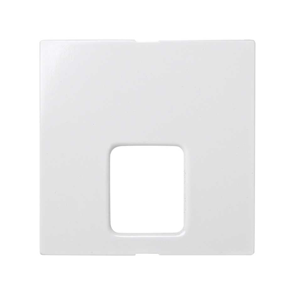 28062-30 - Placa para tomas telefónicas con conectores RJ11 y RJ12 blanco Simon 28