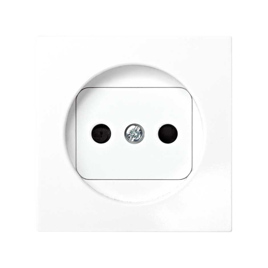 28067-30 - Tapa con dispositivo de seguridad para la base de enchufe bipolar blanco Simon 28
