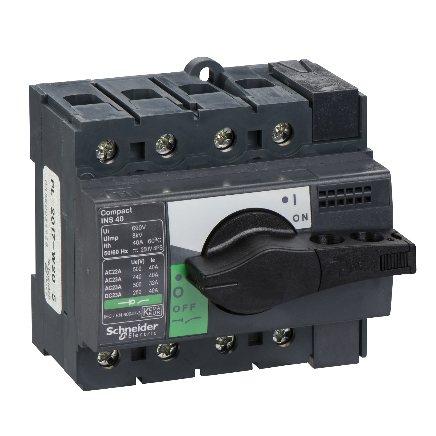 28901 - Interruptor seccionador INTERPACT INS40 4P Schneider