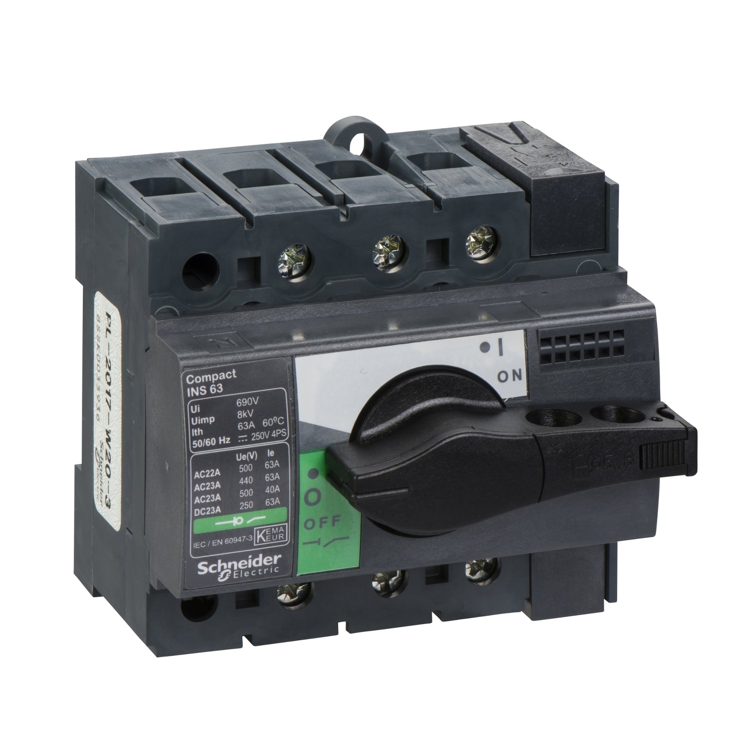 28902 - Interruptor seccionador INTERPACT INS63 3P Schneider