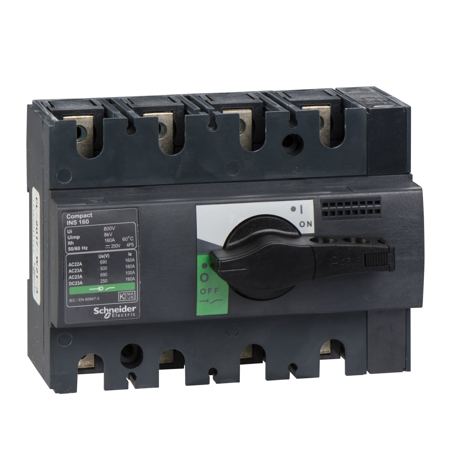 28913 - Interruptor seccionador INTERPACT INS160 4P Schneider