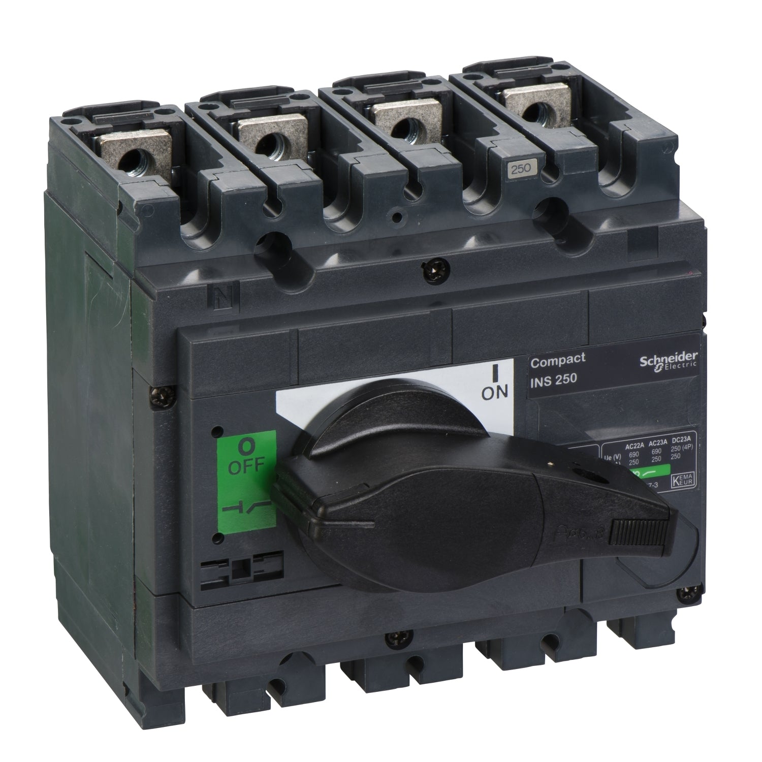 31107 - Interruptor seccionador INS250 4P Schneider