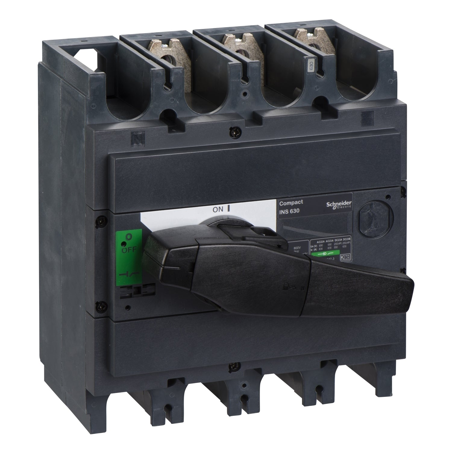 31114 - Interruptor seccionador Interpact INS630 - 630 A - 3 polos Schneider
