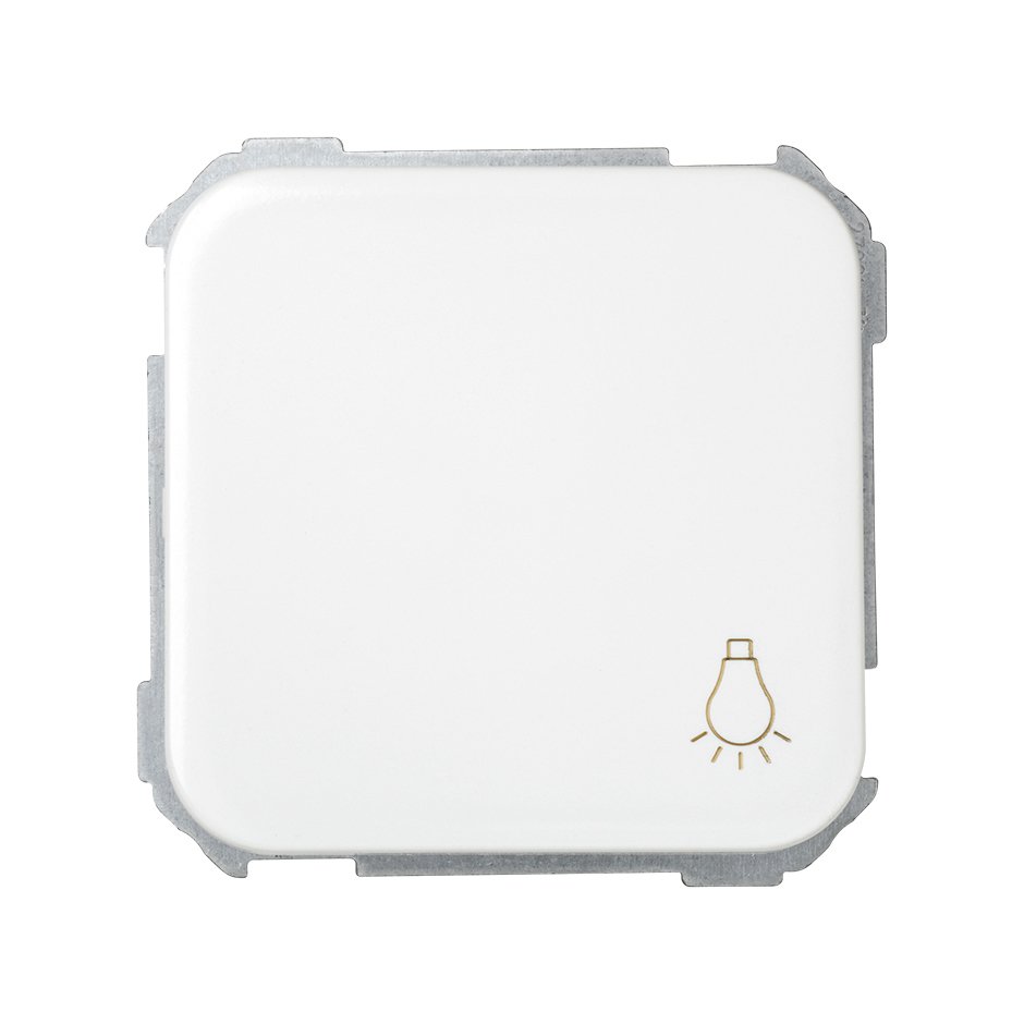 31651-30 - Pulsador con grabado luz 10 A 250V~ y sistema de embornamiento rápido blanco Simon 31