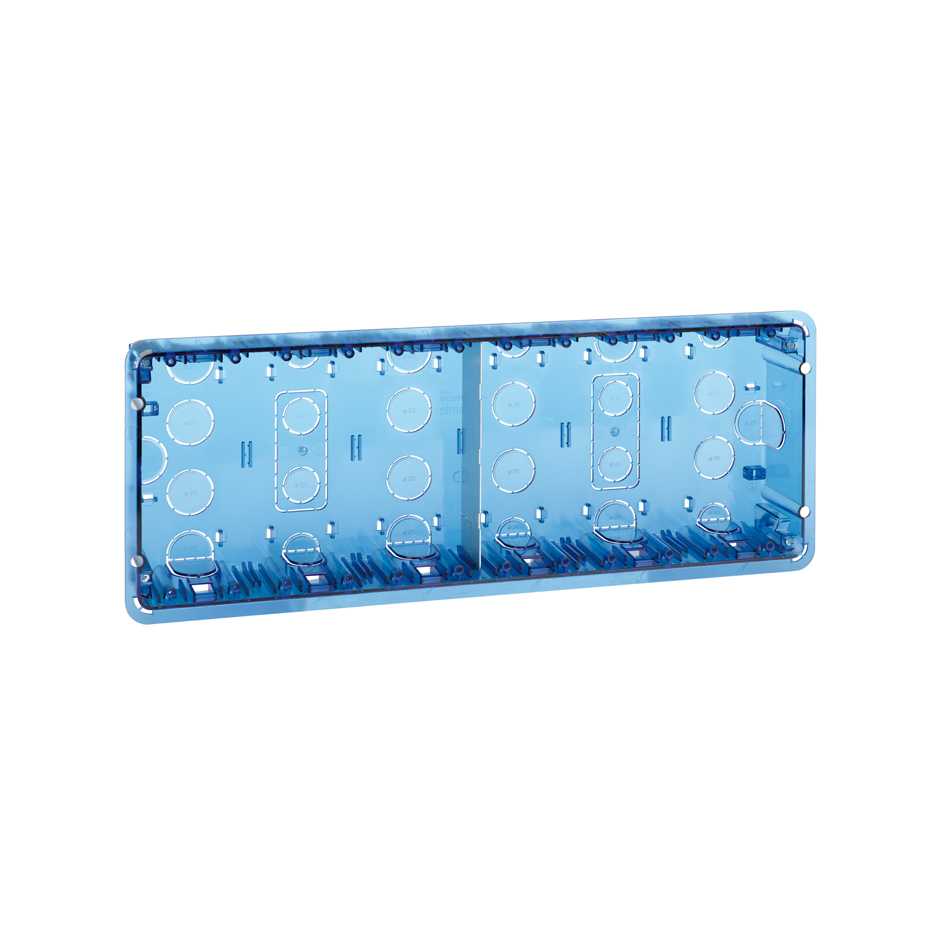 51020106-039 - Caja de pared de empotrar para 6 elementos dobles Simon 500 Cima