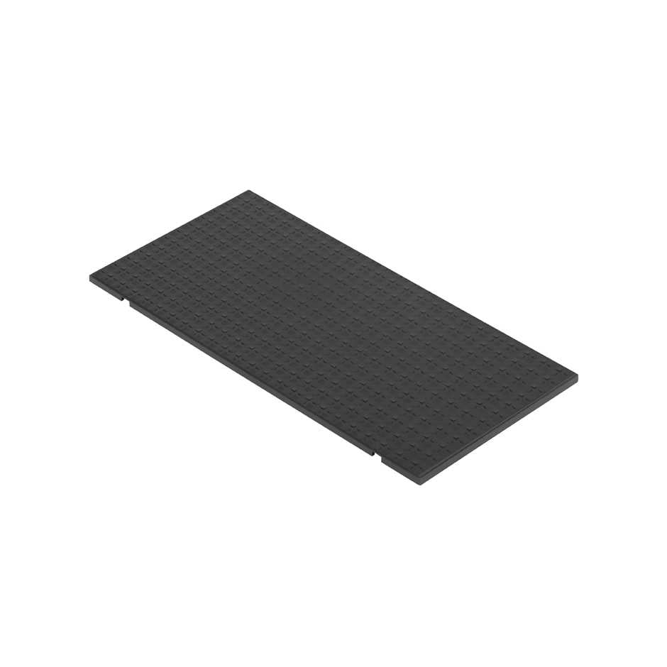 52053104-038 - Tapa embellecedora de enrasamiento para caja de suelo regulable o tapa de registro 8 elementos grafito Simon 500 Cima