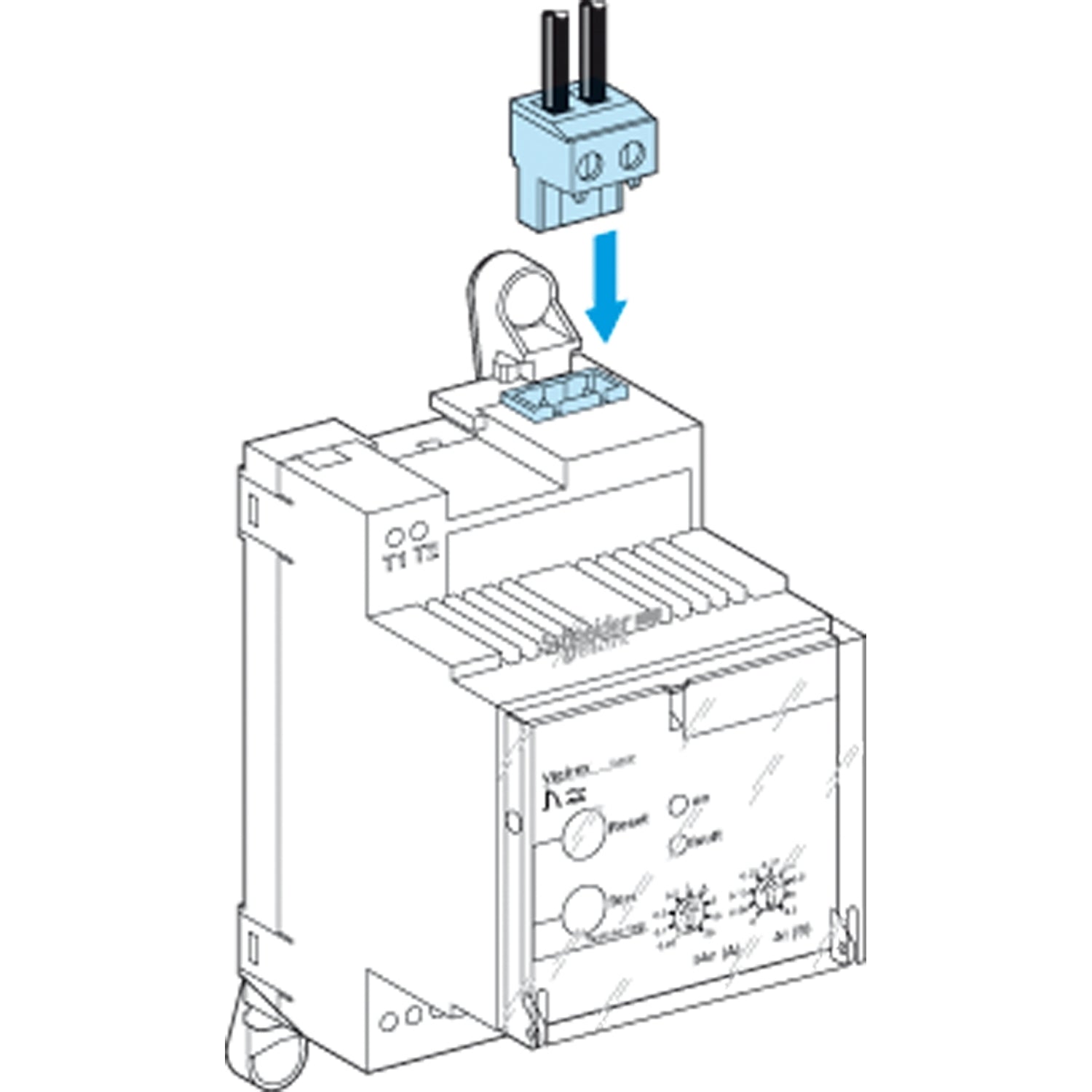 56168 - Relé diferencial RH68M 220/240V CA 50/60 Hz Schneider