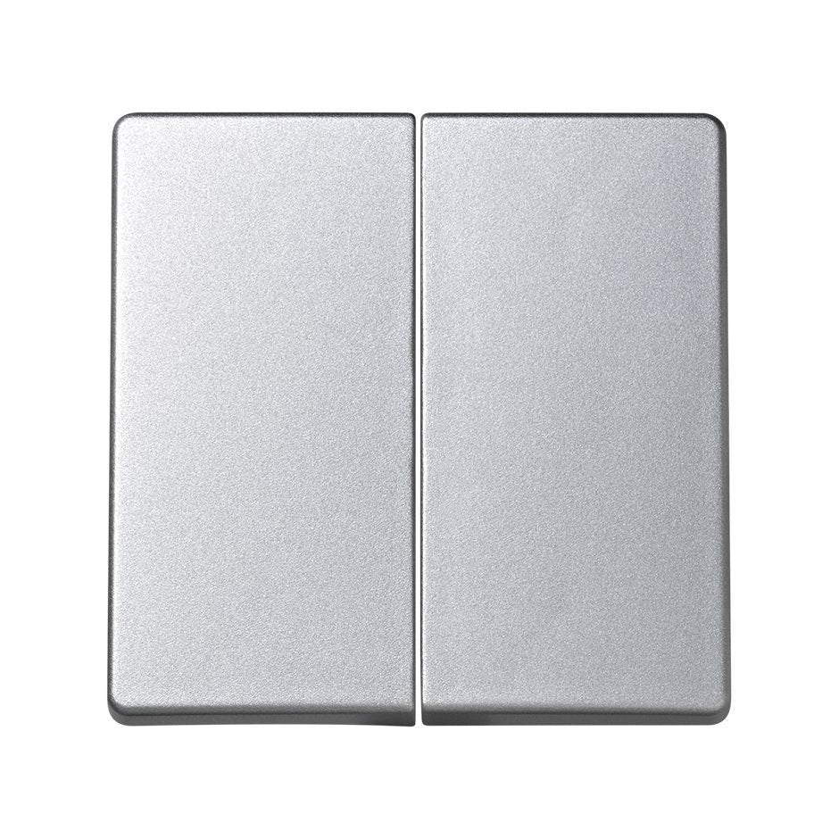 73026-63 - Tecla doble para mecanismos de mando aluminio Simon 73 Loft