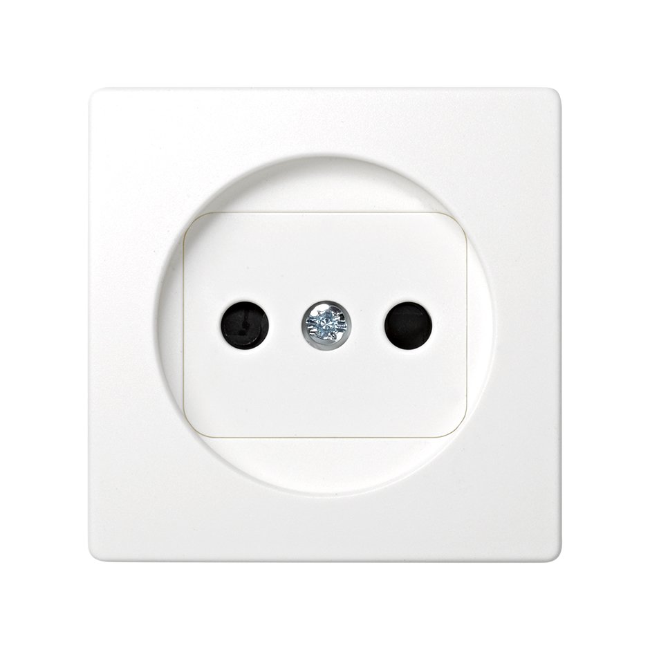 73040-60 - Tapa con dispositivo de seguridad para la base de enchufe bipolar blanco Simon 73 Loft