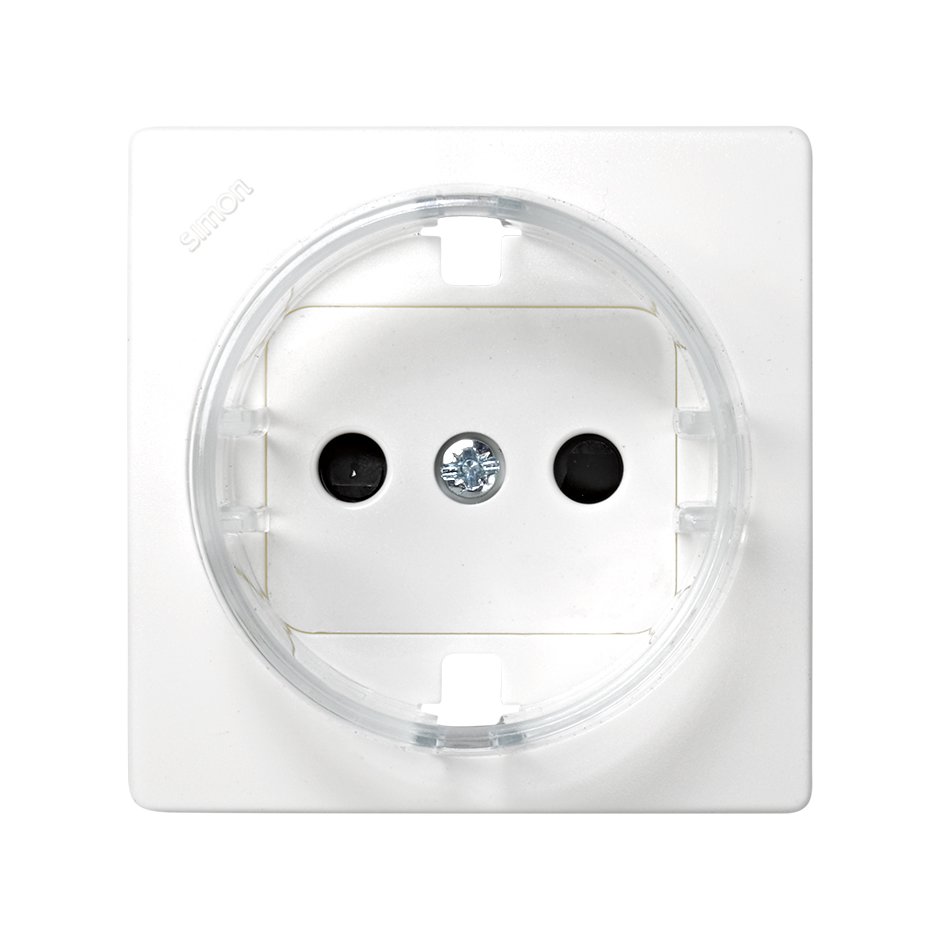 73041-60 - Tapa con dispositivo de seguridad para la base de enchufe schuko blanco Simon 73 Loft