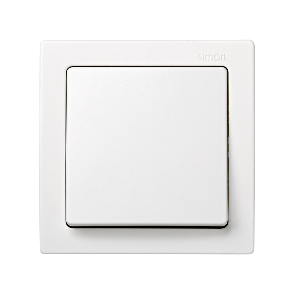 73201-50 - Conmutador monobloc 10 AX 250V~ con sistema de embornamiento a tornillo blanco Simon 73 Loft