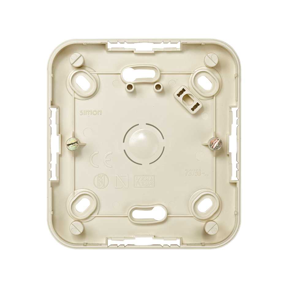 73750-31 - Caja de superficie para 1 elemento marfil Simon 73
