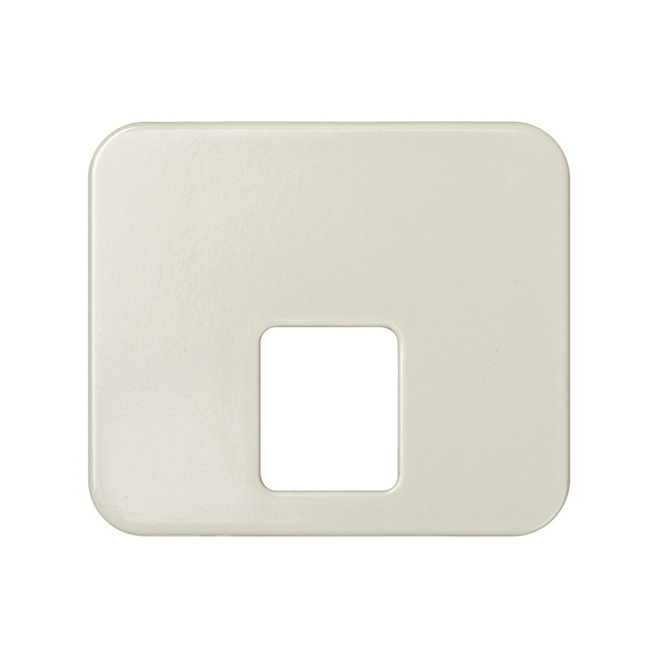 75062-31 - Placa para tomas telefónicas con conectores RJ11 y RJ12 marfil Simon 75