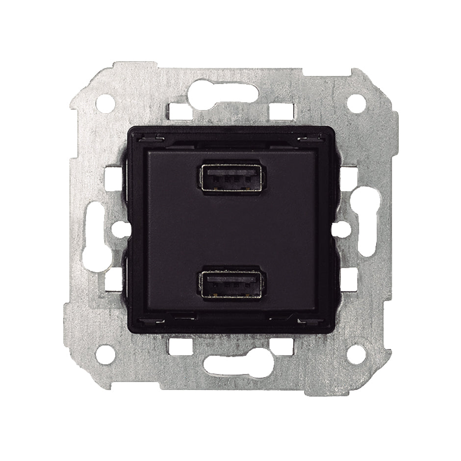 7511096-039 - Cargador USB doble 5V/DC 2.1A tipo A hembra Simon 75