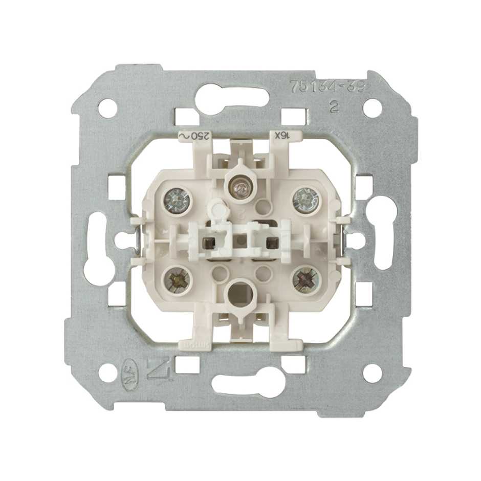 75134-39 - Interruptor bipolar 16 AX 250V~ con piloto incorporado y sistema de embornamiento a tornillo Simon 75