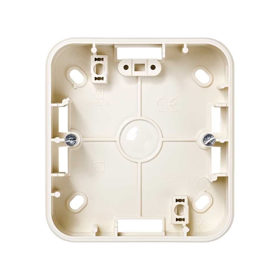 75750-31 - Caja de superficie baja para 1 elemento marfil Simon 75