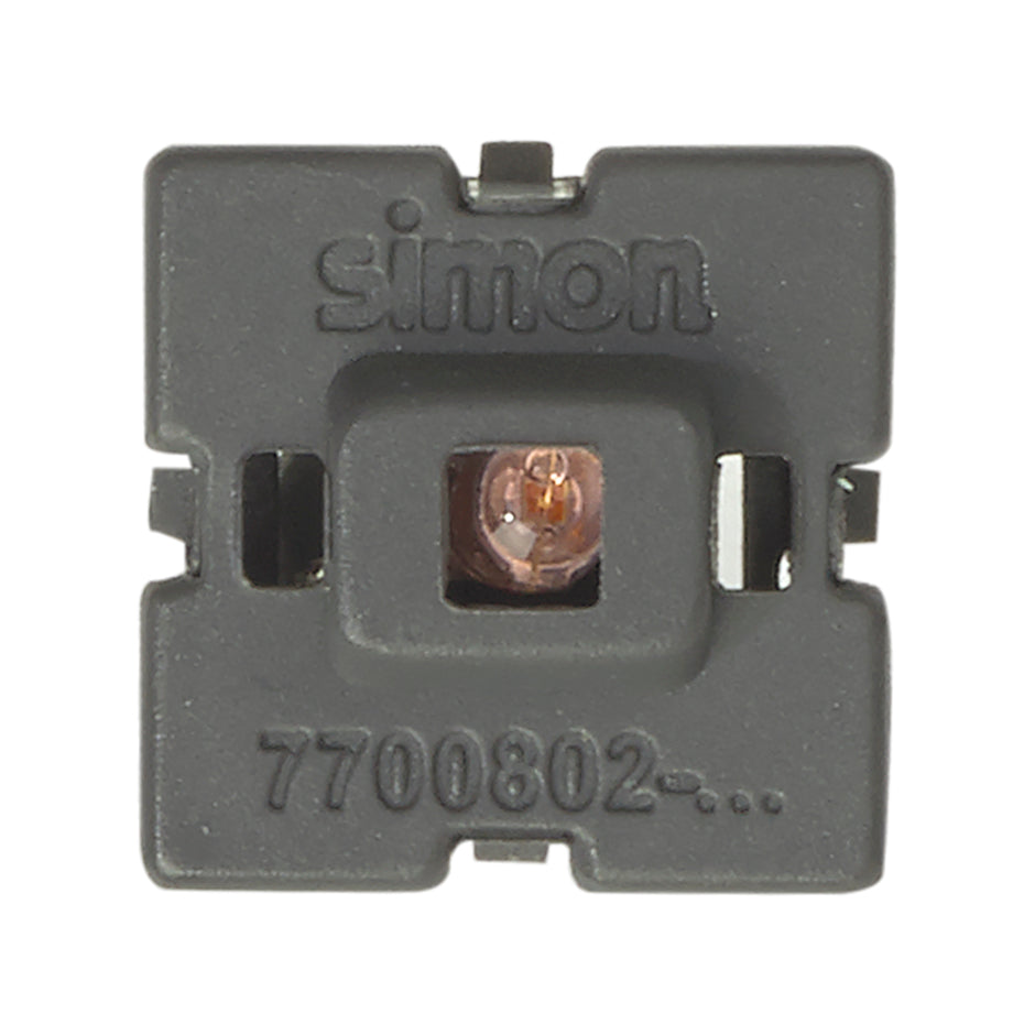 7700802-037 - Soporte con led rojo para mecanismos 1click® con luminoso o piloto Simon 77