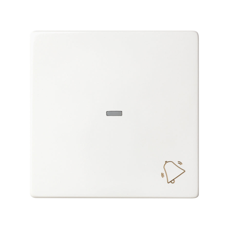 8200017-090 - Tecla individual con grabado campana para pulsador blanco mate Simon 82 Concept