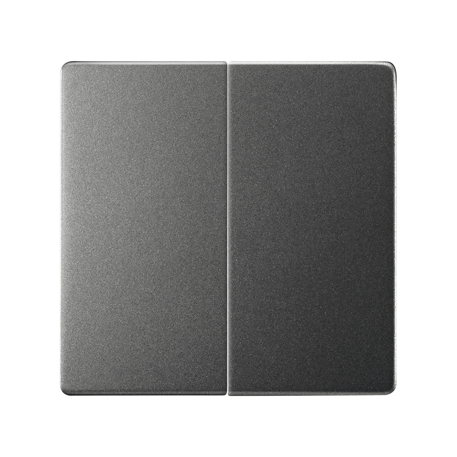 8200026-096 - Tecla doble para mecanismos de mando titanio Simon 82 Concept