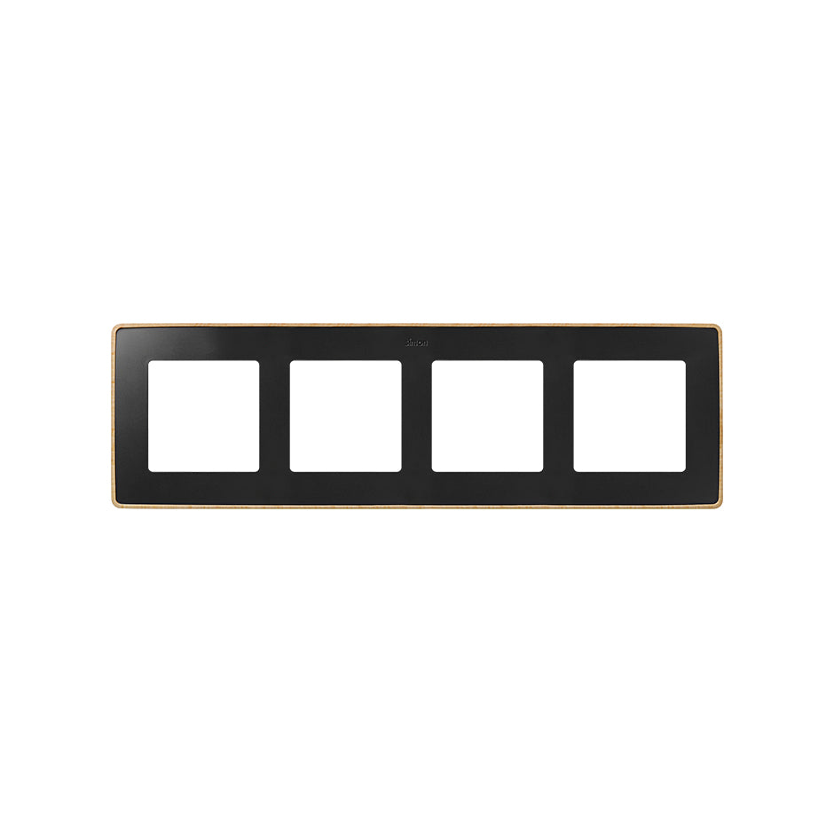 8201640-271 - Marco para 4 elementos grafito base madera haya Simon 82 Detail Select