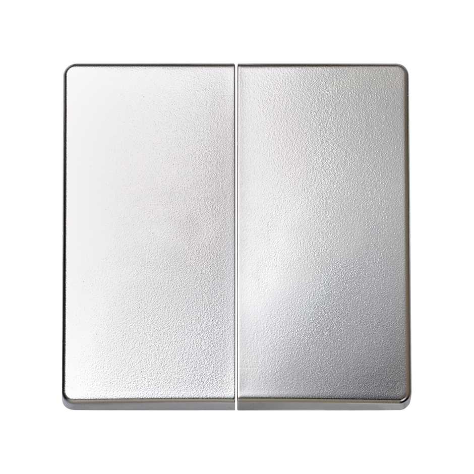 8202026-033 - Tecla doble para mecanismos doble aluminio mate Simon 82