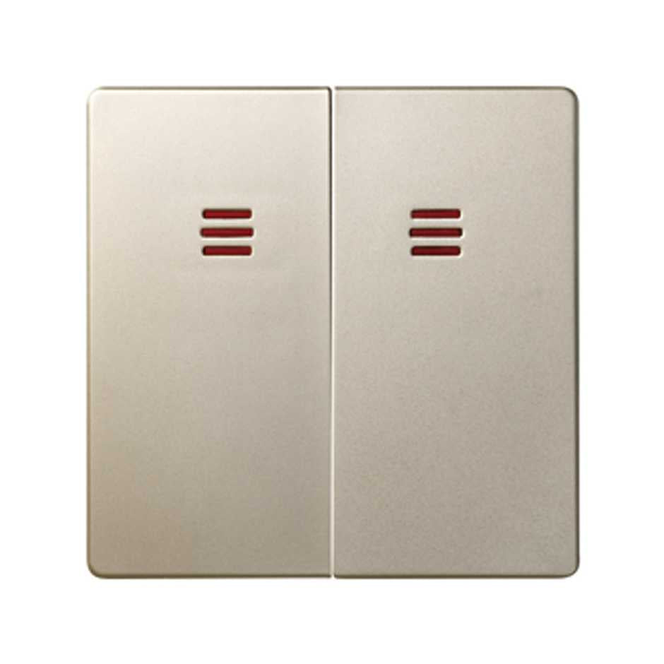 82025-34 - Tecla doble con visor para mecanismos de mando cava Simon 82
