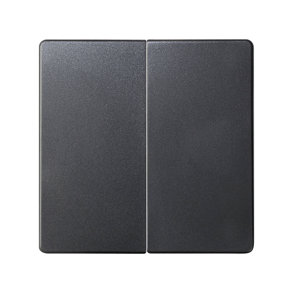 82026-38 - Tecla doble para mecanismos de mando grafito Simon 82