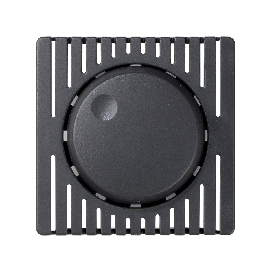 82035-38 - Placa para el regulador electrónico de tensión giratorio hasta 1000W/VA grafito Simon 82