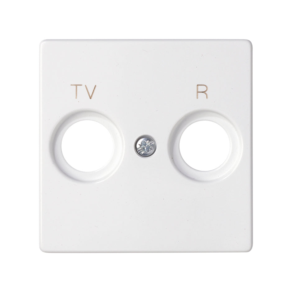 82053-30 - Placa para tomas inductivas de R-TV blanco Simon 82