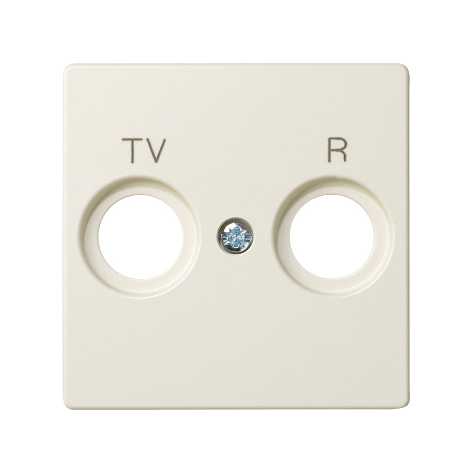 82053-31 - Placa para tomas inductivas de R-TV marfil Simon 82