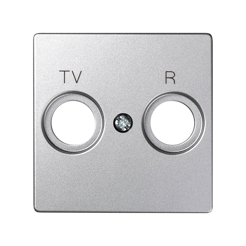 82053-93 - Placa para tomas inductivas de R-TV aluminio frío Simon 82 Detail