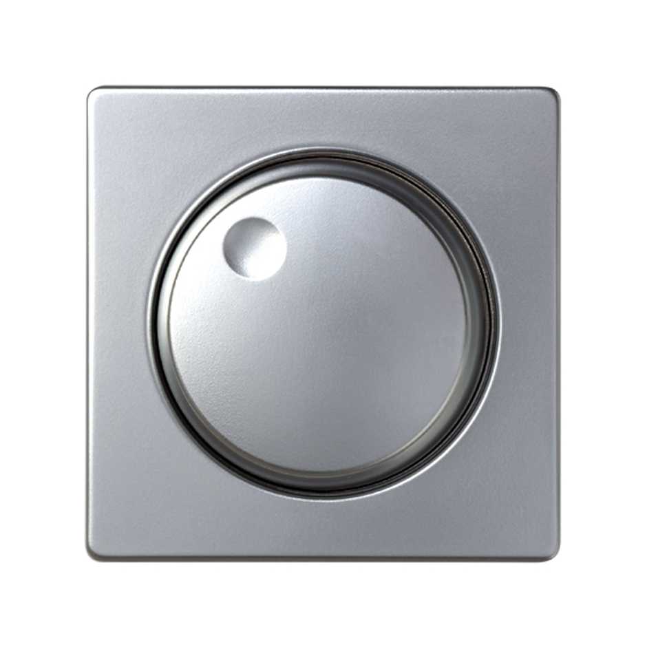 82054-33 - Placa para los mecanismos electrónicos giratorios aluminio Simon 82