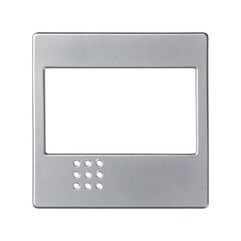 82080-33 - Placa para mecanismos electrónicos aluminio Simon 82